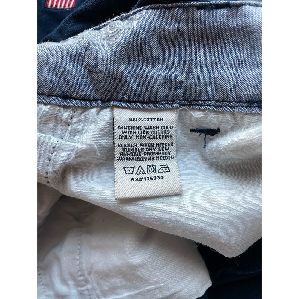 Embroidered American Flag 🇺🇸 Shorts Men's 36 Belted Coastal/Hamptons 4th of July - Picture 11 of 11